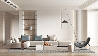 现代家居客厅3D模型下载